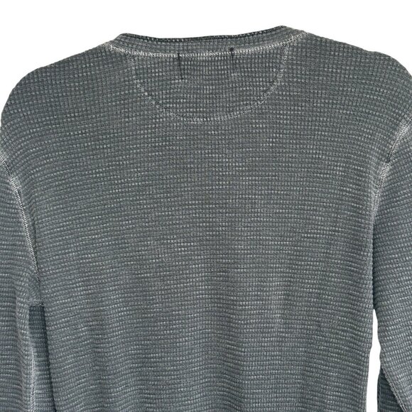 Double RL RRL Ralph Lauren Henley Medium Thermal Waffle Knit Heritage Western M - Picture 4 of 5